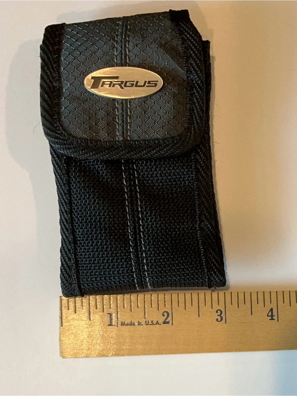 Targus Black Nylon Phone/Camera Holster/Pouch with Logo For Belt